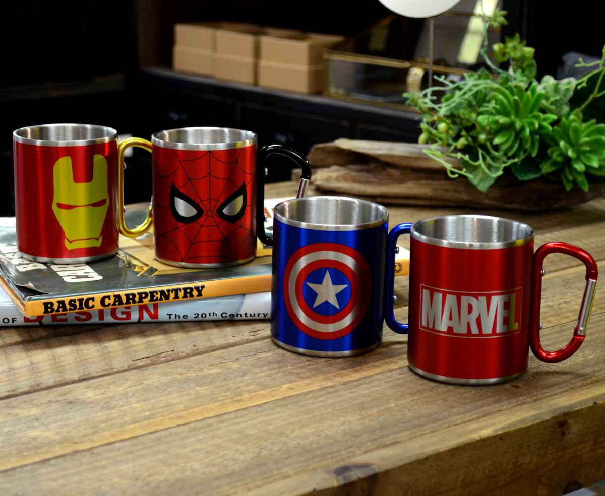 MARVEL（マーベル） マグカップ 300ml アベンジャーズ カラビナマグ