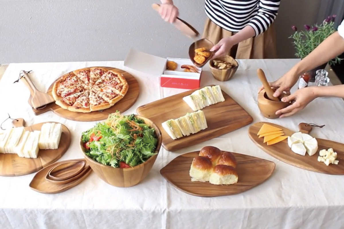 アカシアスパイスマッシャー BONO （ アカシア 木製 すり鉢 すり棒