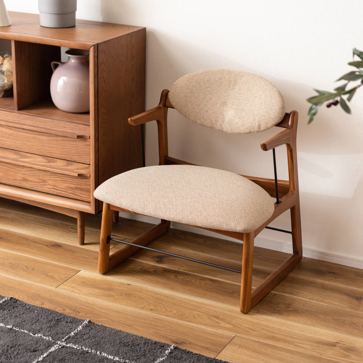 木製　座椅子　ローチェア 1st-kagu_c1447956