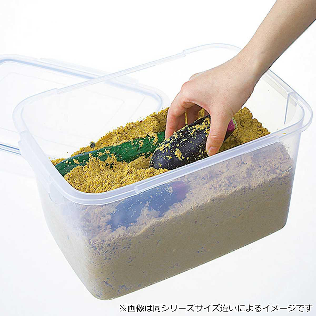 保存容器 6L SLジャンボケース 抗菌 （ 密閉 4面ロック プラスチック