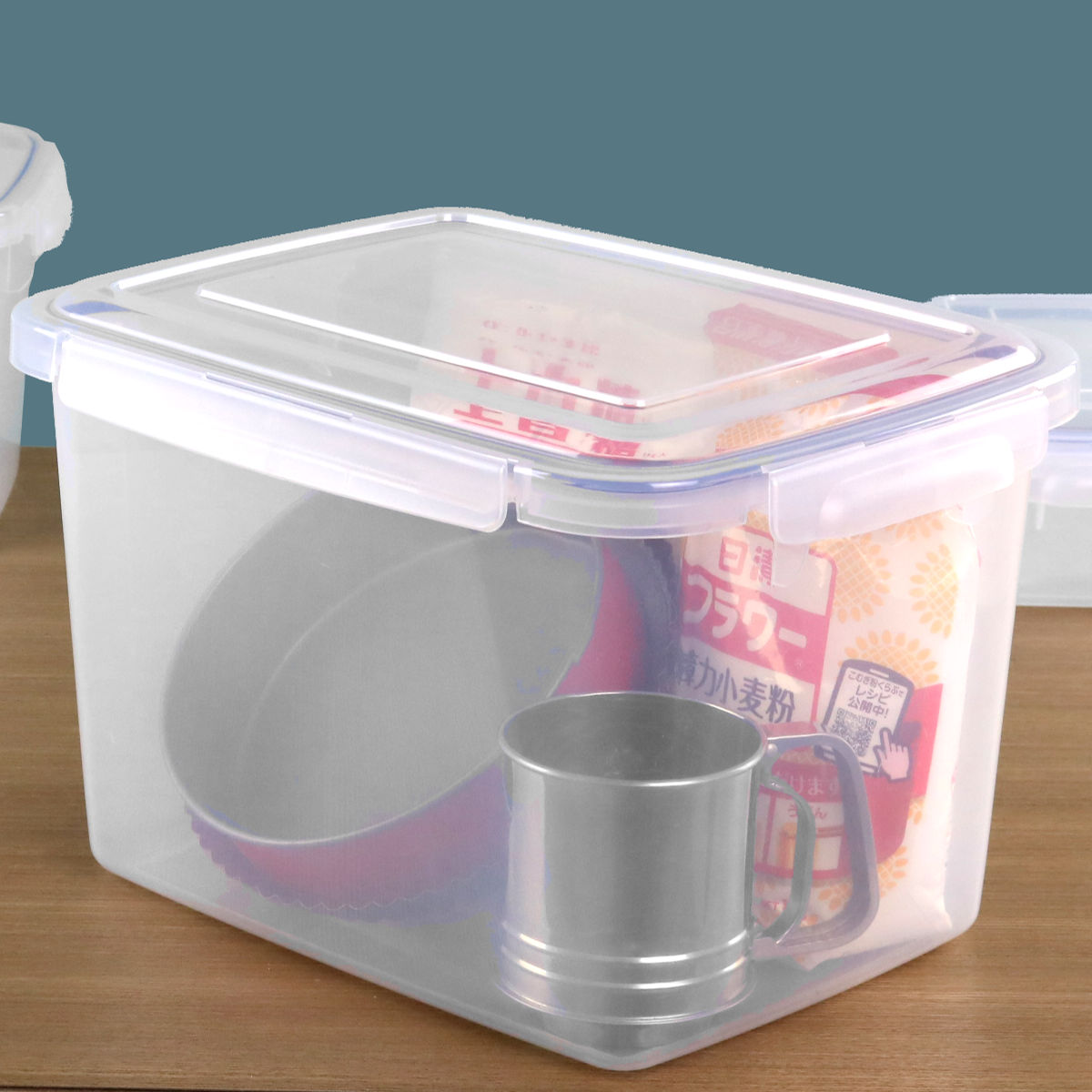 保存容器・ケース STEEL ORGANIZER 保存容器 16L SLジャンボケース 抗菌 （ 密閉 4面ロック