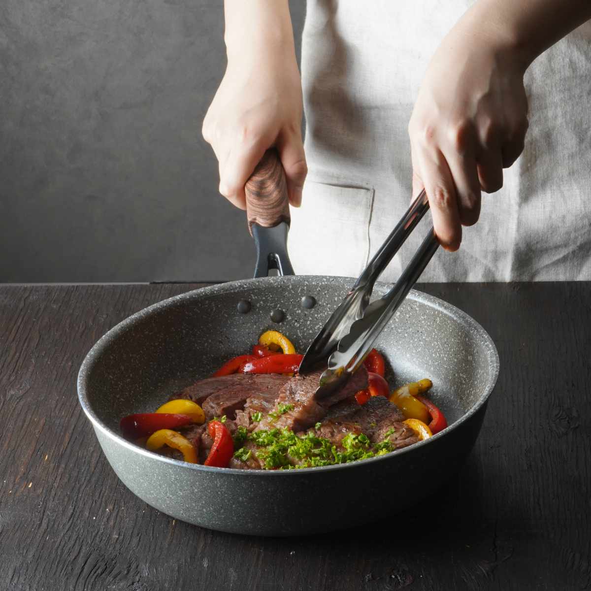 和平フレイズ フライパン 20cm IH対応 イージーロング （ ガス火 IH