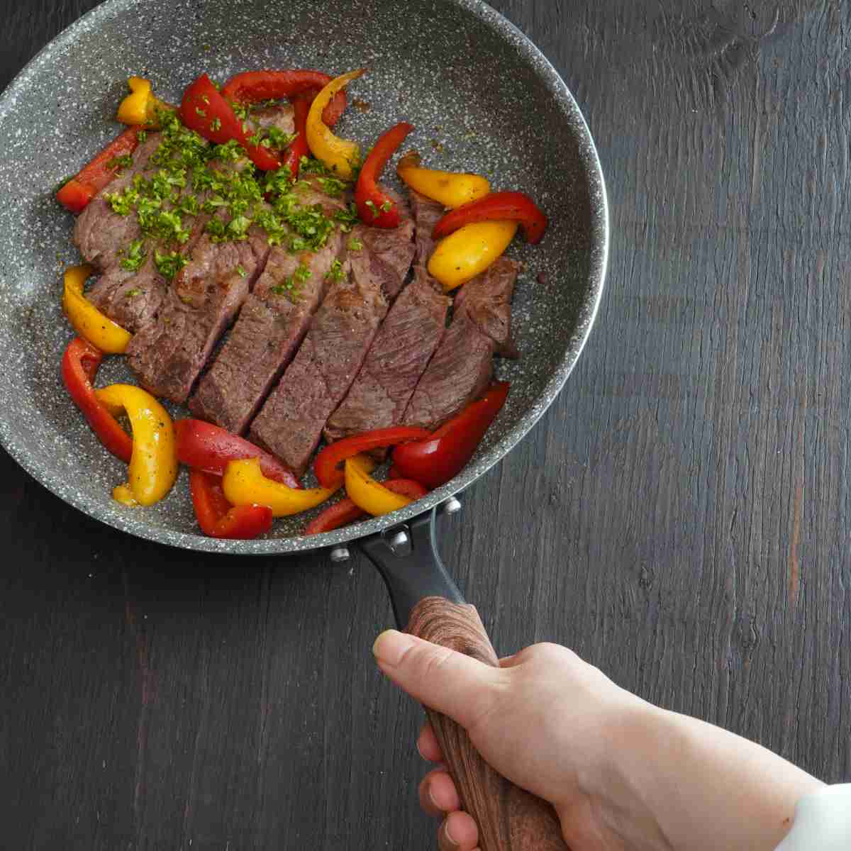 和平フレイズ フライパン 24cm 深型 IH対応 イージーロング （ ガス火