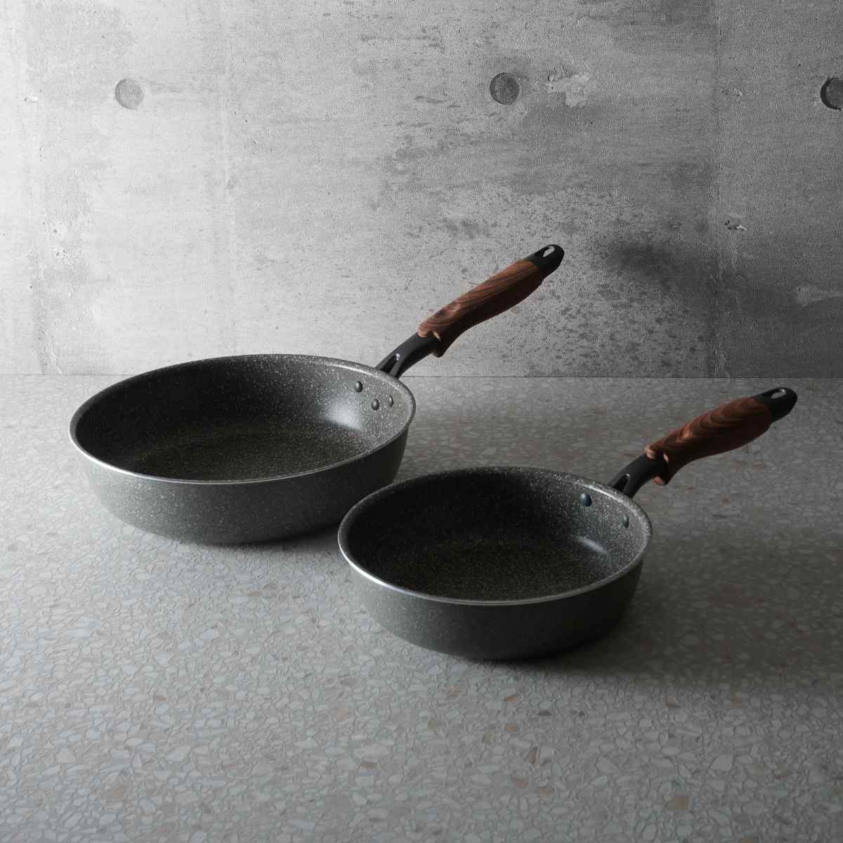 和平フレイズ フライパン 24cm 深型 IH対応 イージーロング （ ガス火