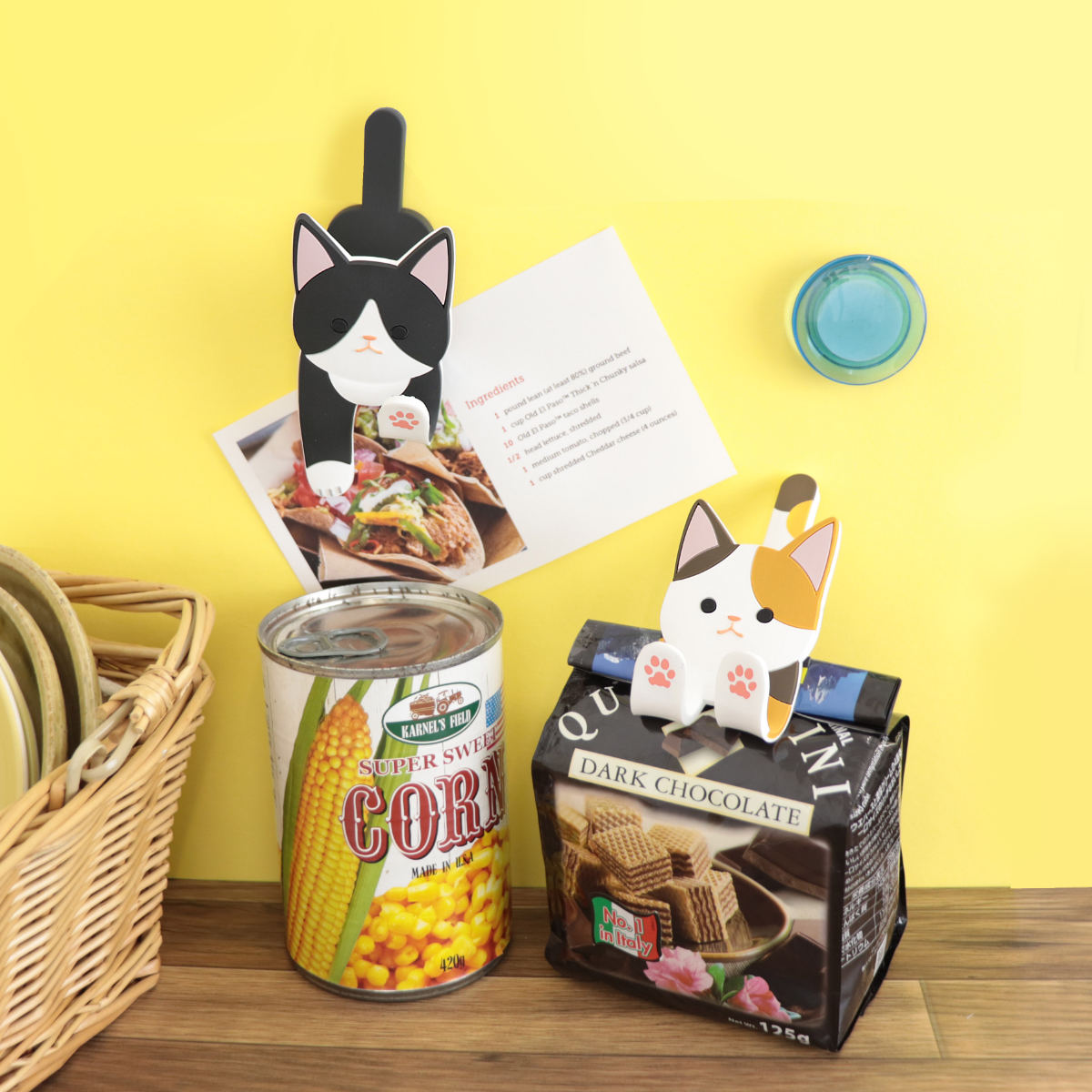 マグネットフッククリップ （ フック マグネット クリップ ねこ 猫