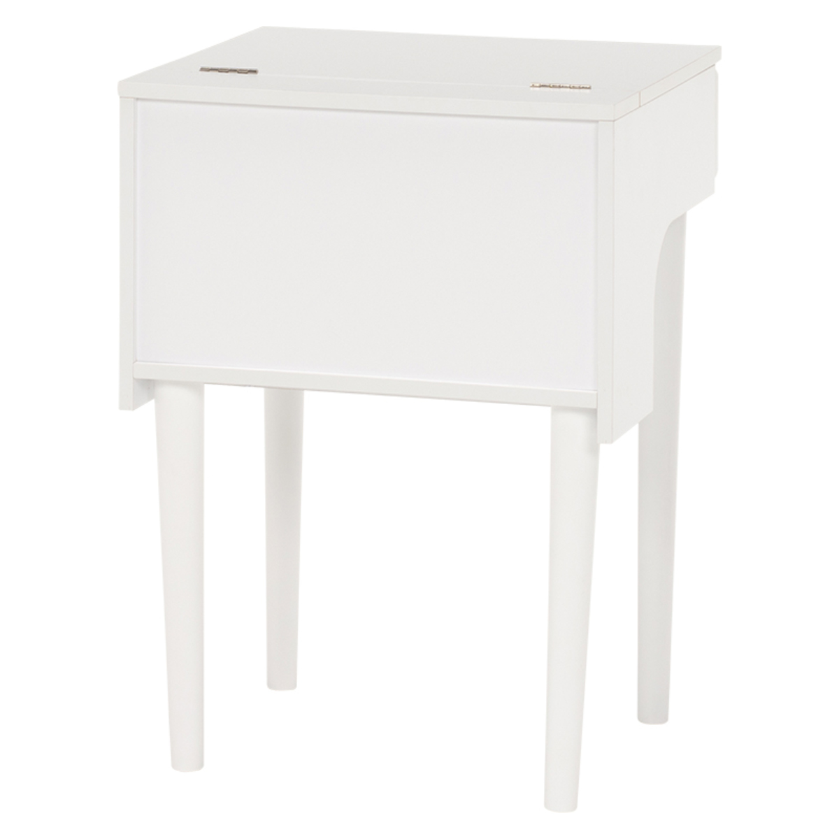 HAGiHARA（萩原） ドレッサー スツール セット 幅50cm コンセント 木製