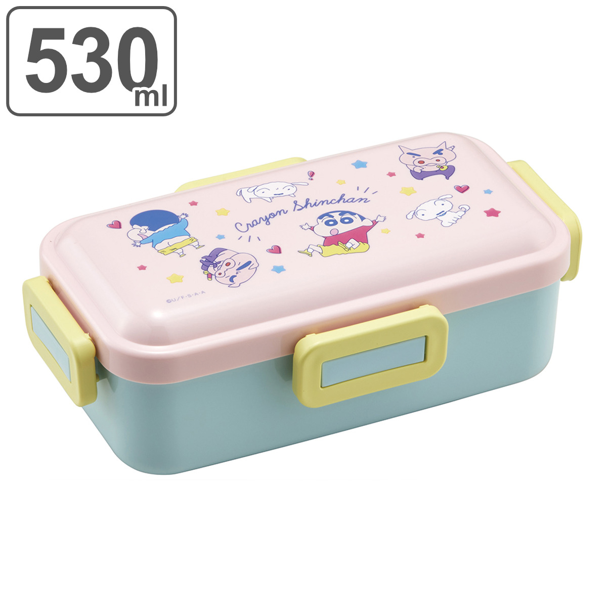 スケーター 弁当箱 1段 530ml 抗菌 ふわっと クレヨンしんちゃん （ お