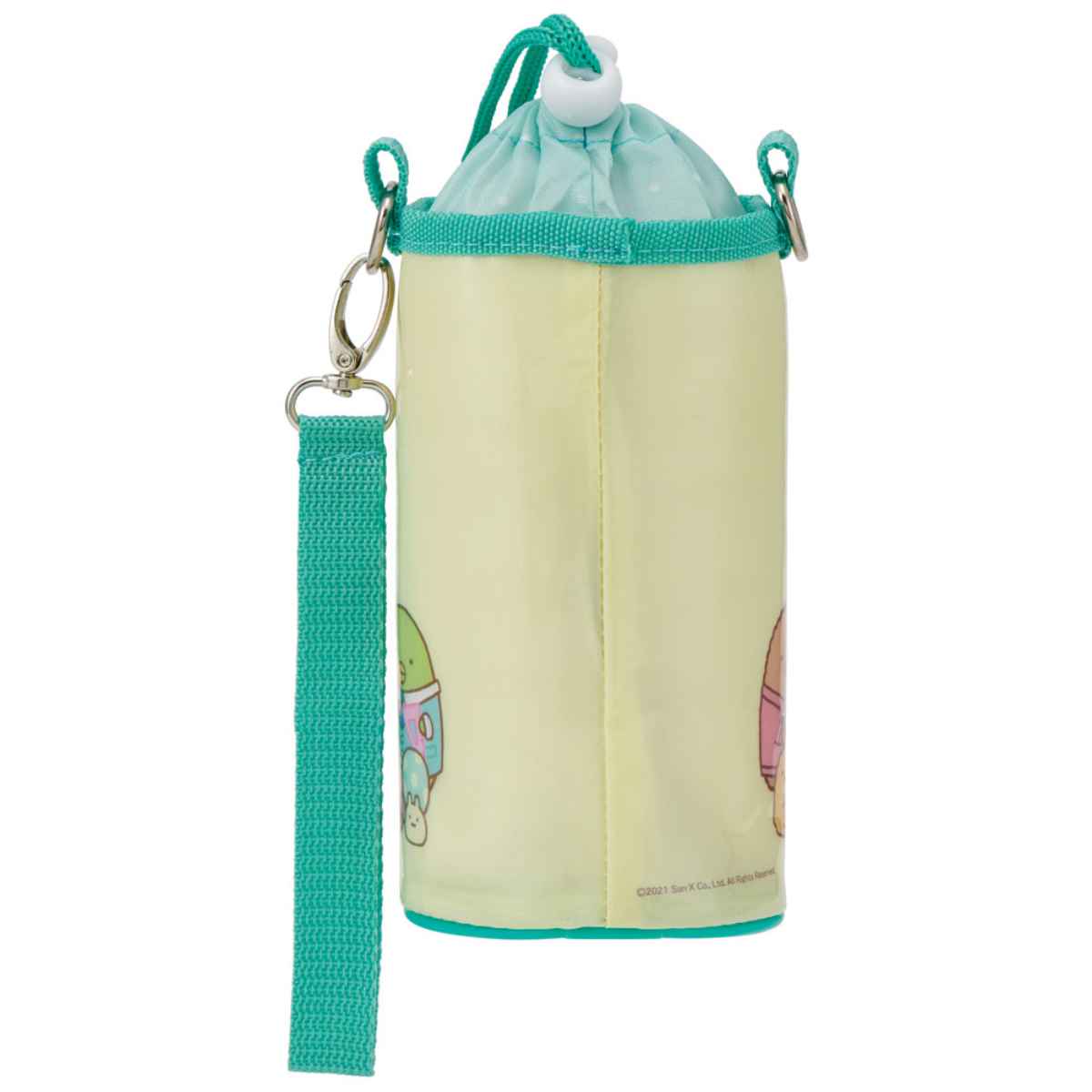 すみっコぐらし ボトルカバー ペットボトル 500ml 対応 エナメル 学園