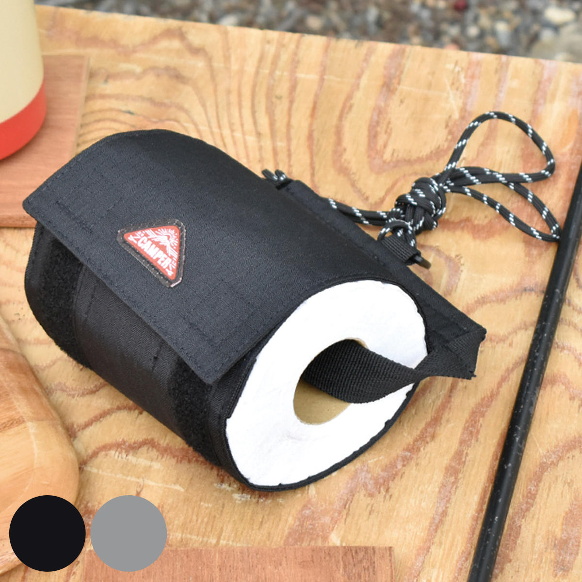 現代百貨 アウトドア ペーパーホルダー Sサイズ CAMPER （ ロール