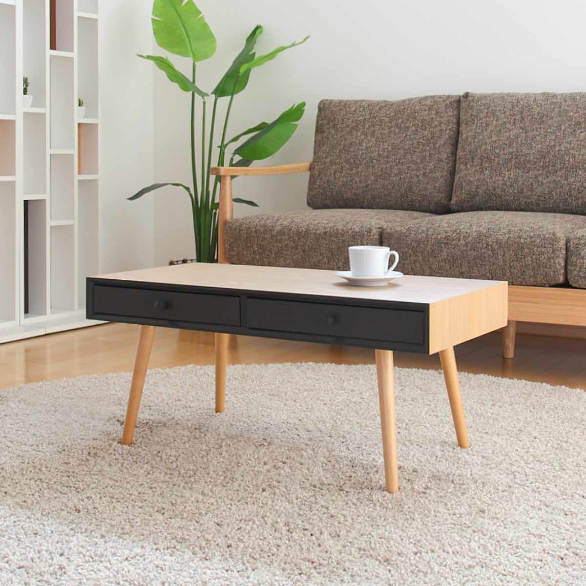 ナチュラルウッドセンターテーブル 引き出し付き 71020115_10a.jpg