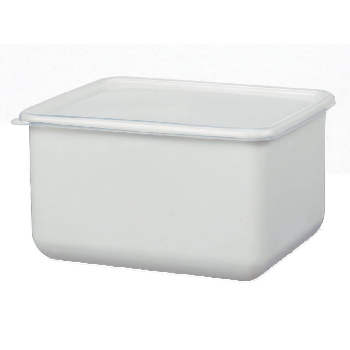 高木金属工業 保存容器 4L ホーローストックポット 角型 M （ ホーロー