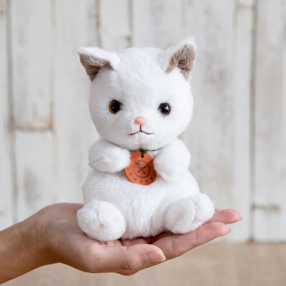 ぬいぐるみ potte 白猫 猫 （ ヌイグルミ ねこ ネコ 動物 雑貨 インテリア アニマル グッズ ベビー 赤ちゃん プレゼント ギフト かわいい  ） : 403795 : インテリアパレットヤフー店 - 通販 - Yahoo!ショッピング