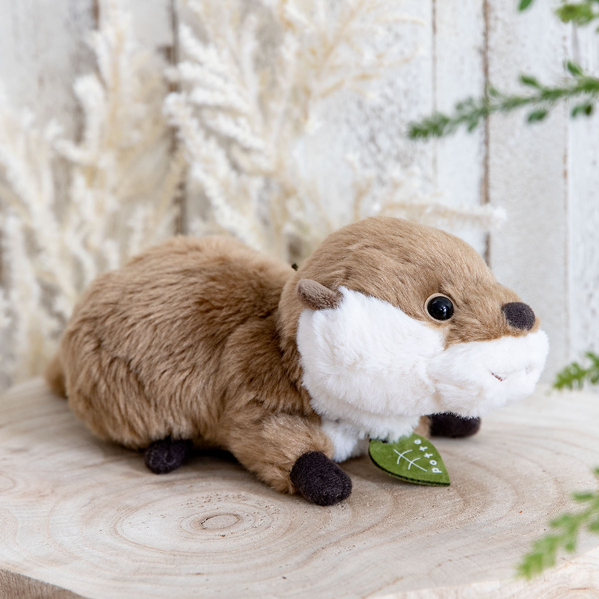 ぬいぐるみ potte カワウソ ( ヌイグルミ かわうそ 動物 雑貨 インテリア アニマル グッズ ベビー 赤ちゃん プレゼント ギフト かわいい )
