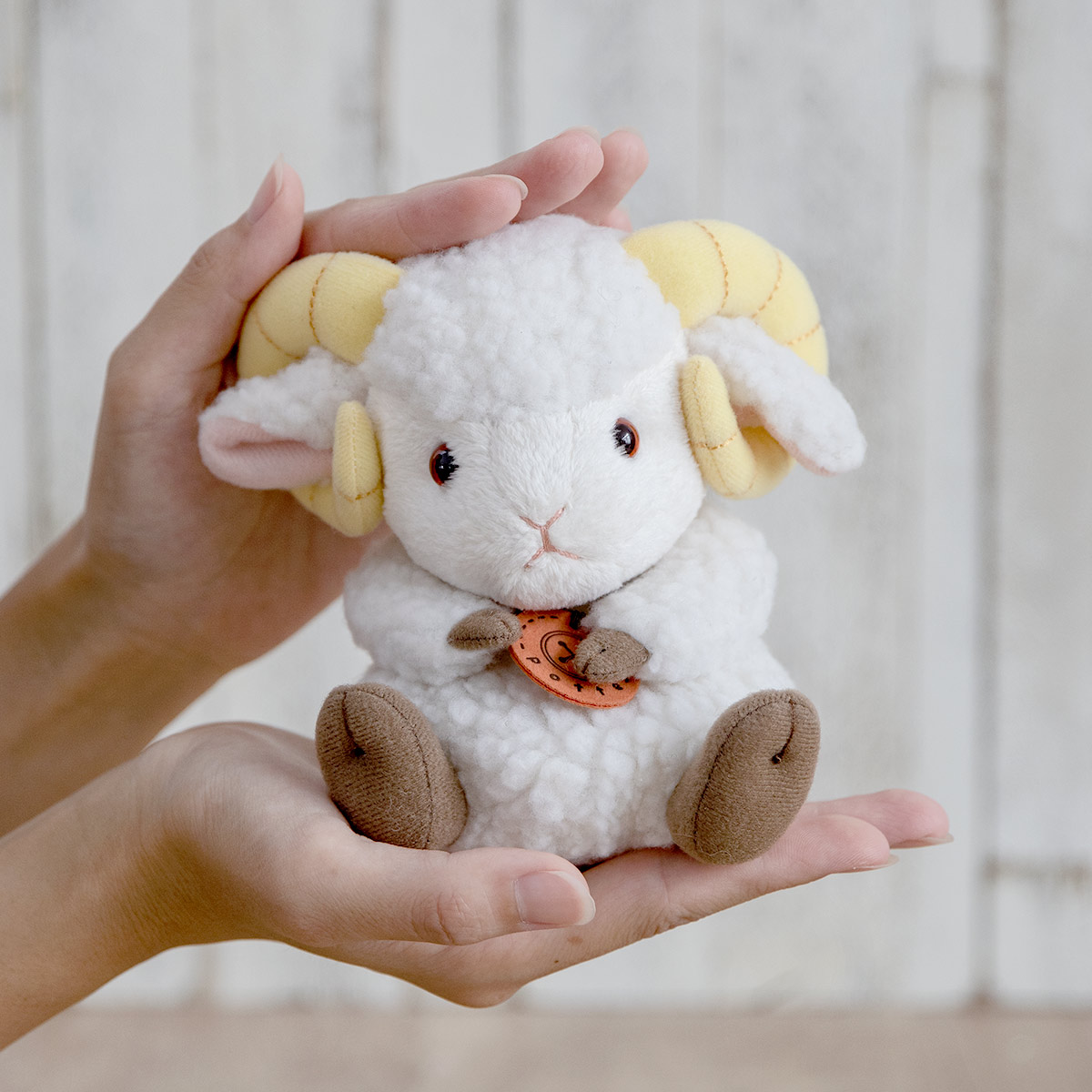 ぬいぐるみ potte ヒツジ （ ヌイグルミ ひつじ 羊 動物 雑貨