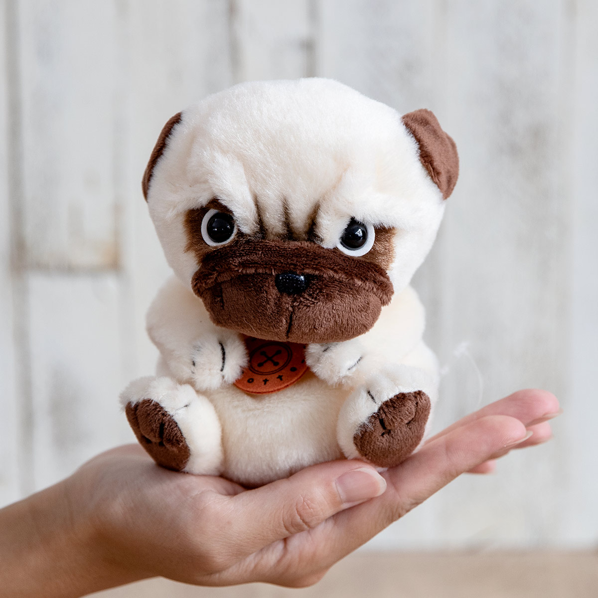 ぬいぐるみ potte パグ （ ヌイグルミ 犬 ぱぐ 動物 雑貨 インテリア