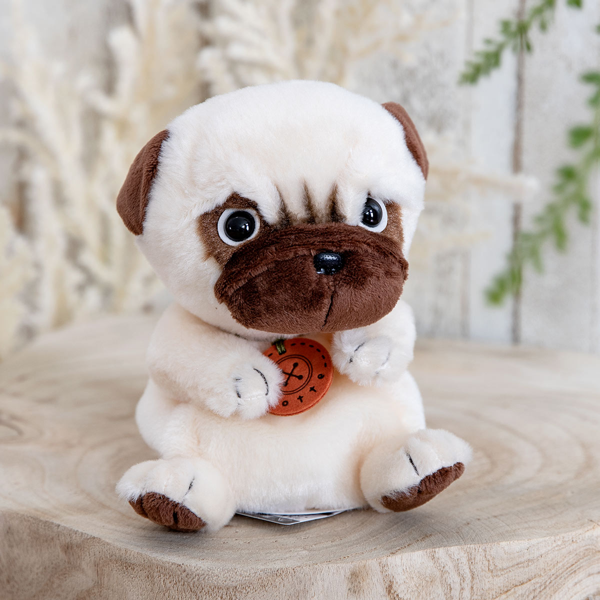 ぬいぐるみ potte パグ （ ヌイグルミ 犬 ぱぐ 動物 雑貨 インテリア アニマル グッズ ベビー 赤ちゃん プレゼント ギフト かわいい ）