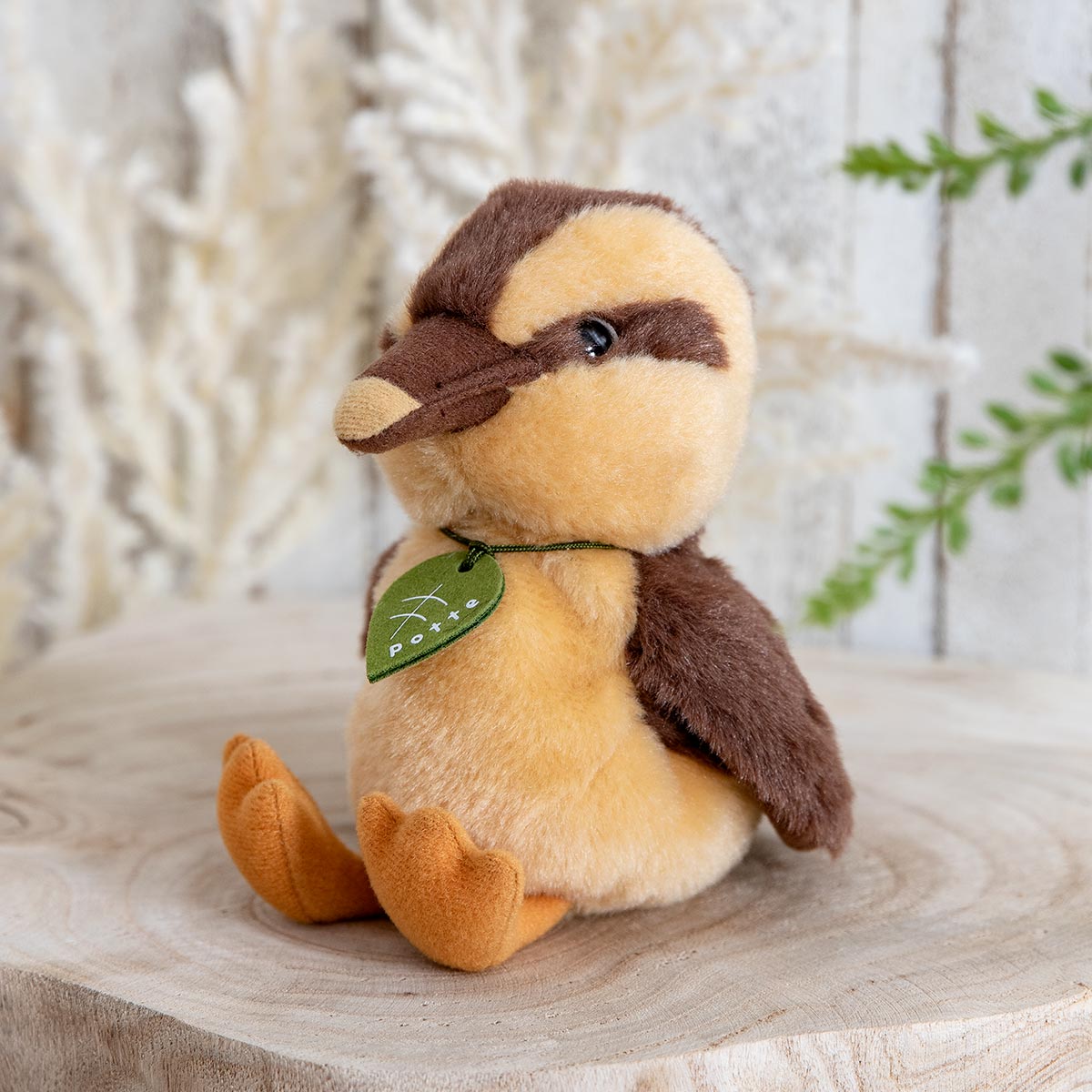ぬいぐるみ potte カモのひな （ ヌイグルミ カモ ヒナ 小鳥 動物 雑貨