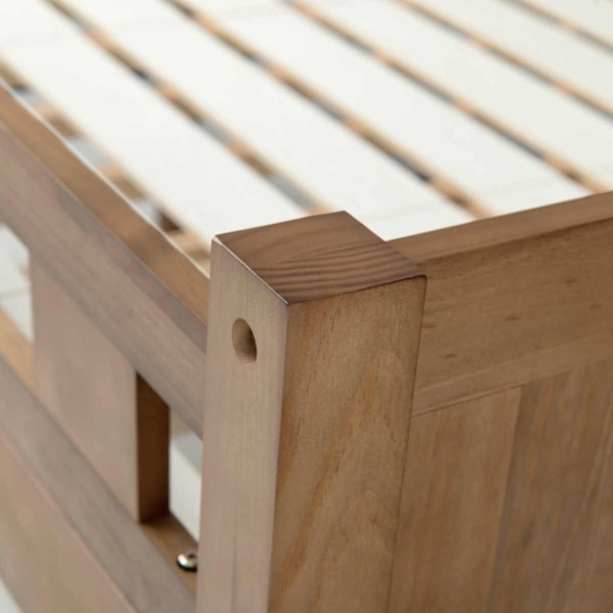 HAGiHARA（萩原） ロフトベッド ベッド下76.5cm 木製 2口コンセント