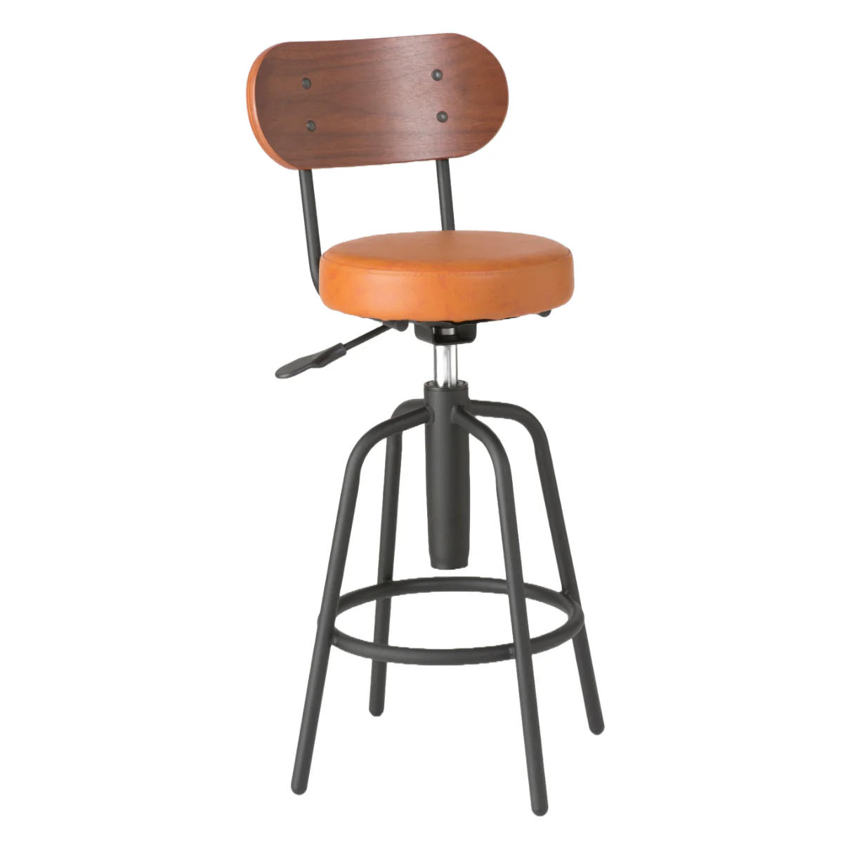 カウンターチェア 座面高61〜71cm 回転 タムチェア （ バーチェア