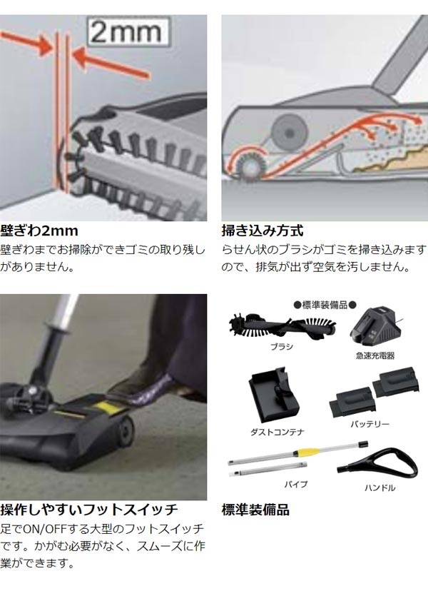 スティック型掃除機 業務用 ケルヒャー スティッククリーナー EB30