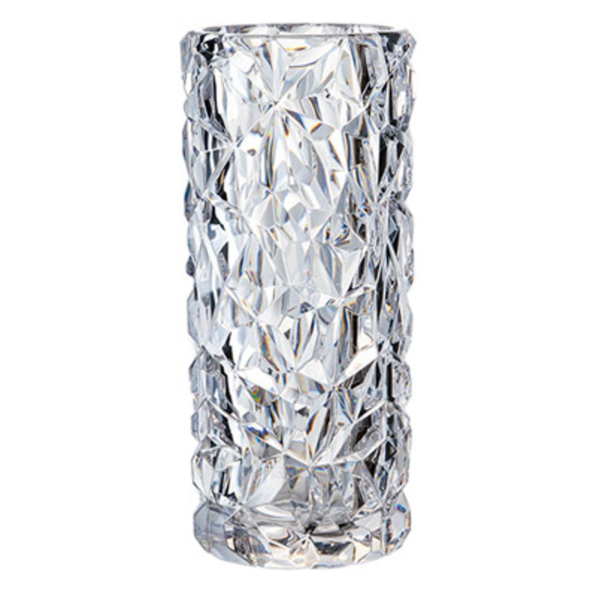 花瓶 割れないガラス PV円柱クリスタ 直径14×高さ32.3cm