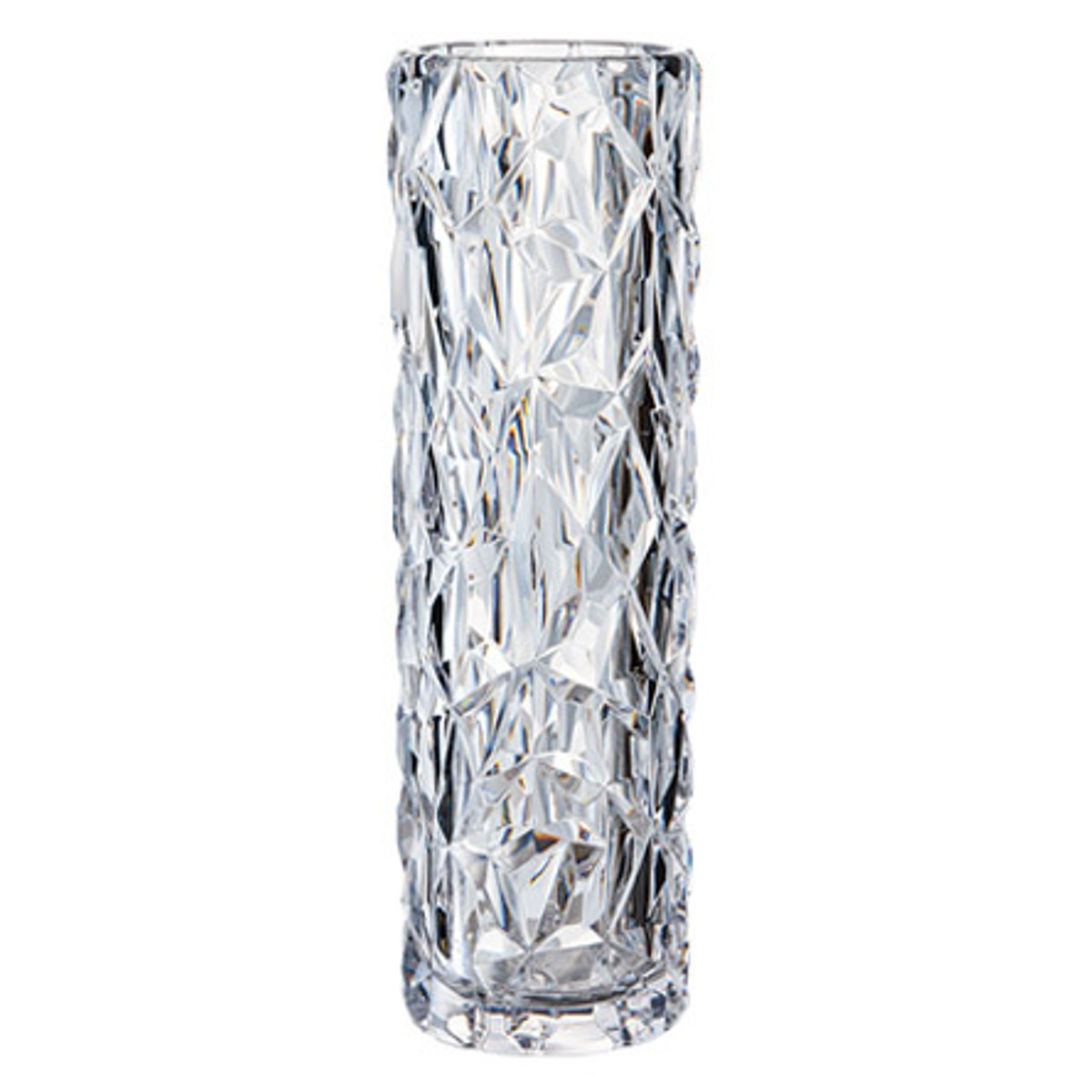 花瓶 割れないガラス PV円柱クリスタ 直径12.5×高さ38.5cm