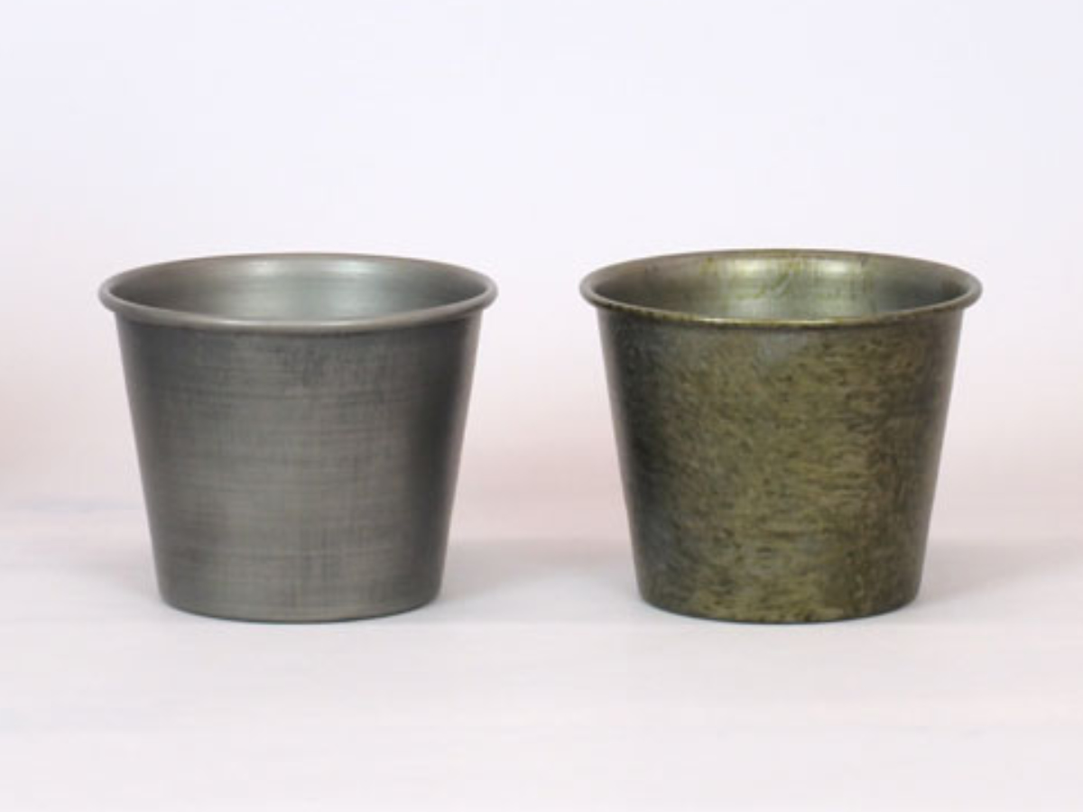 プランター MC円錐ポット 直径10.5×高さ8cm アイアン （ 植木鉢