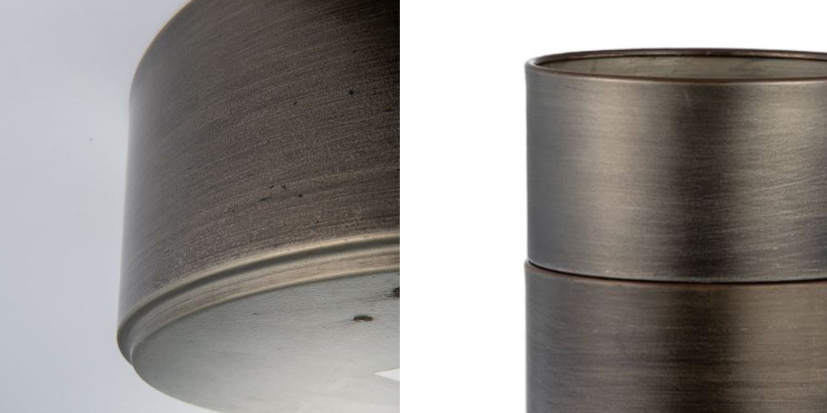 花瓶 MC浅型円柱 直径20×高さ8cm （ 花器 花びん フラワーベース