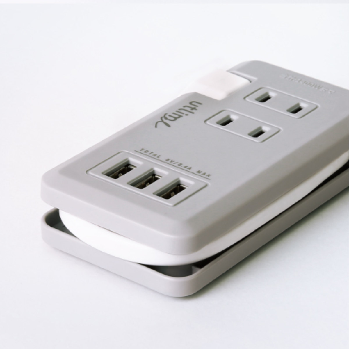 ポータブルコンセント USBポート付 ユートリムエル （ ACアダプター USBアダプター 電源タップ USB充電器 延長コード PSEマーク認証済 ） | SONiC | 18