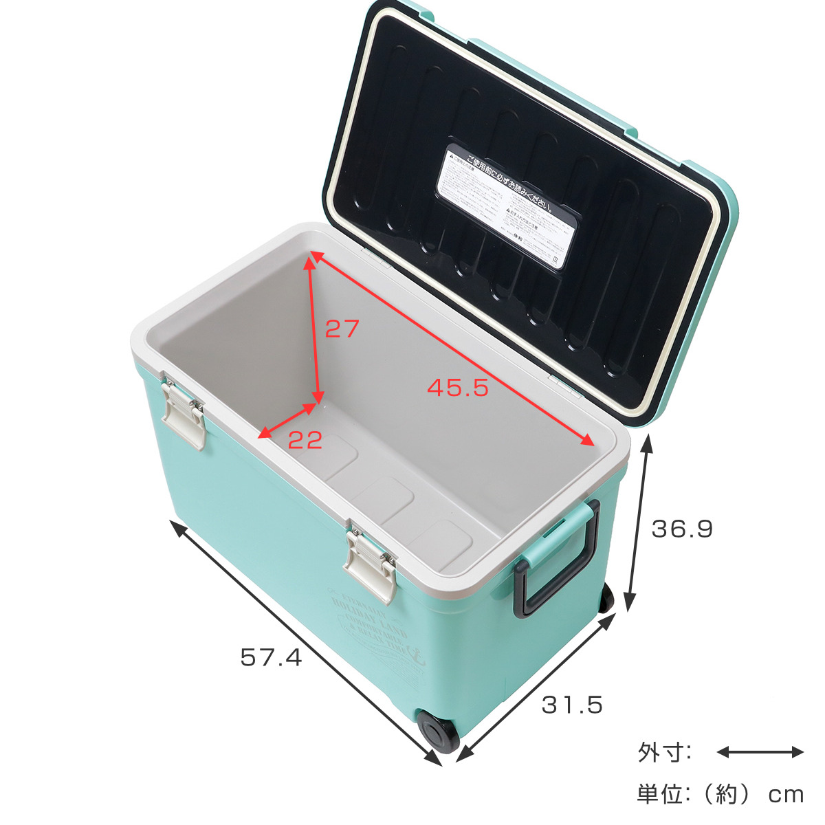 伸和（SHINWA） クーラーボックス 33L ホリデーランドクーラー ハード