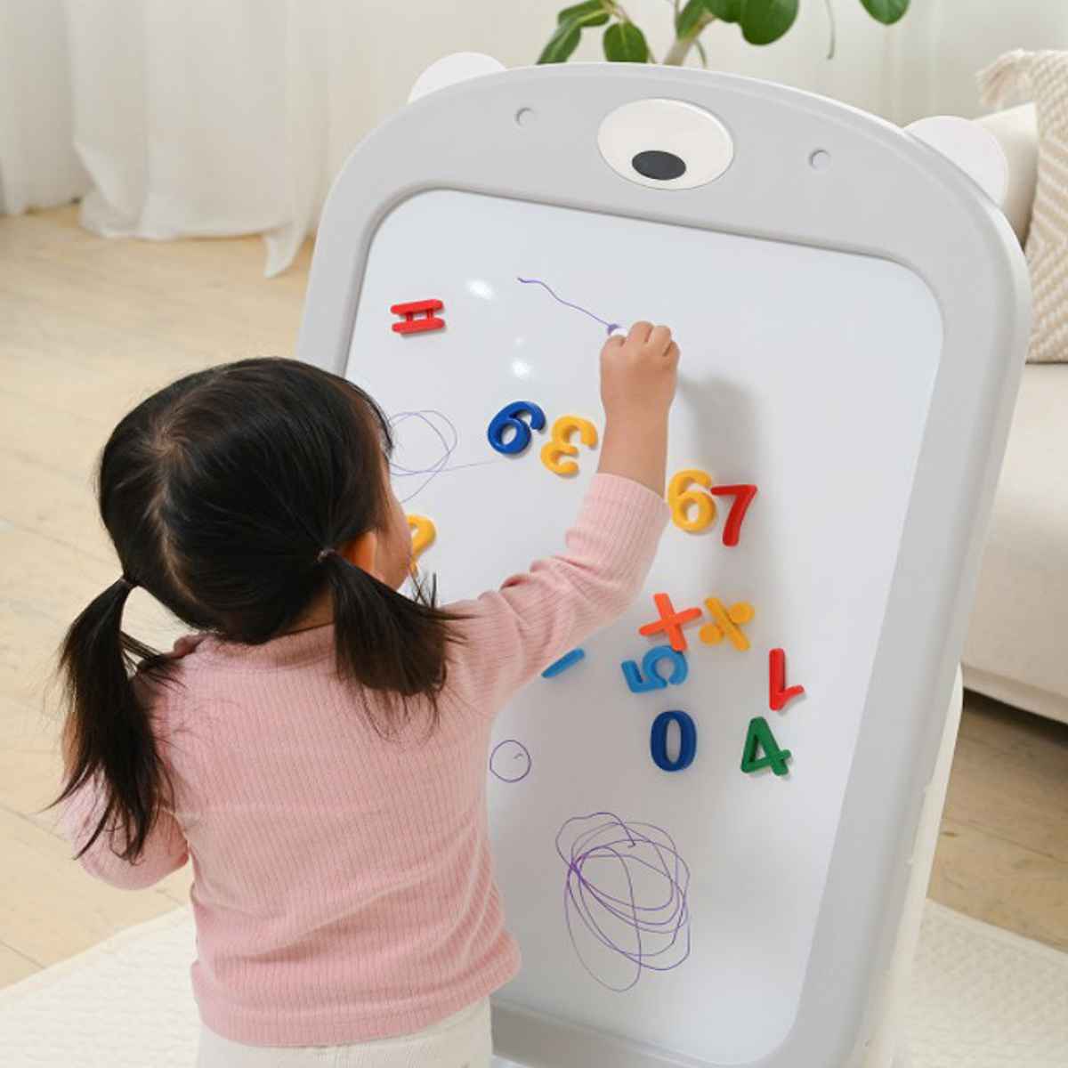 おもちゃ おえかきボード 室内 ホワイトボード （ お絵かきボード おえかき ボード マグネット 子供 キッズ 幼児 3歳 女の子 男の子 誕生日 プレゼント ）の画像