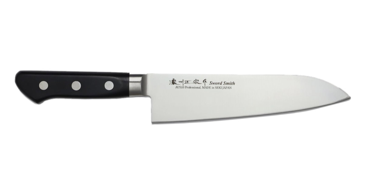 三徳包丁 刃渡り18cm 濃州正宗作 プロフェッショナル10A 日本製