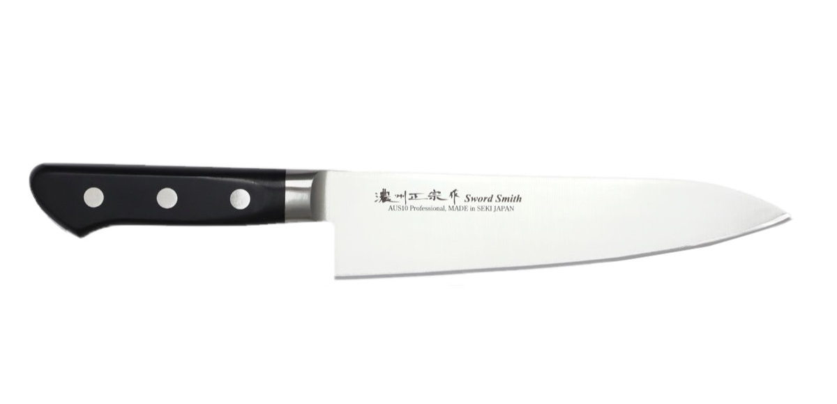 牛刀 刃渡り18cm 濃州正宗作 プロフェッショナル10A 日本製 （ 牛刀