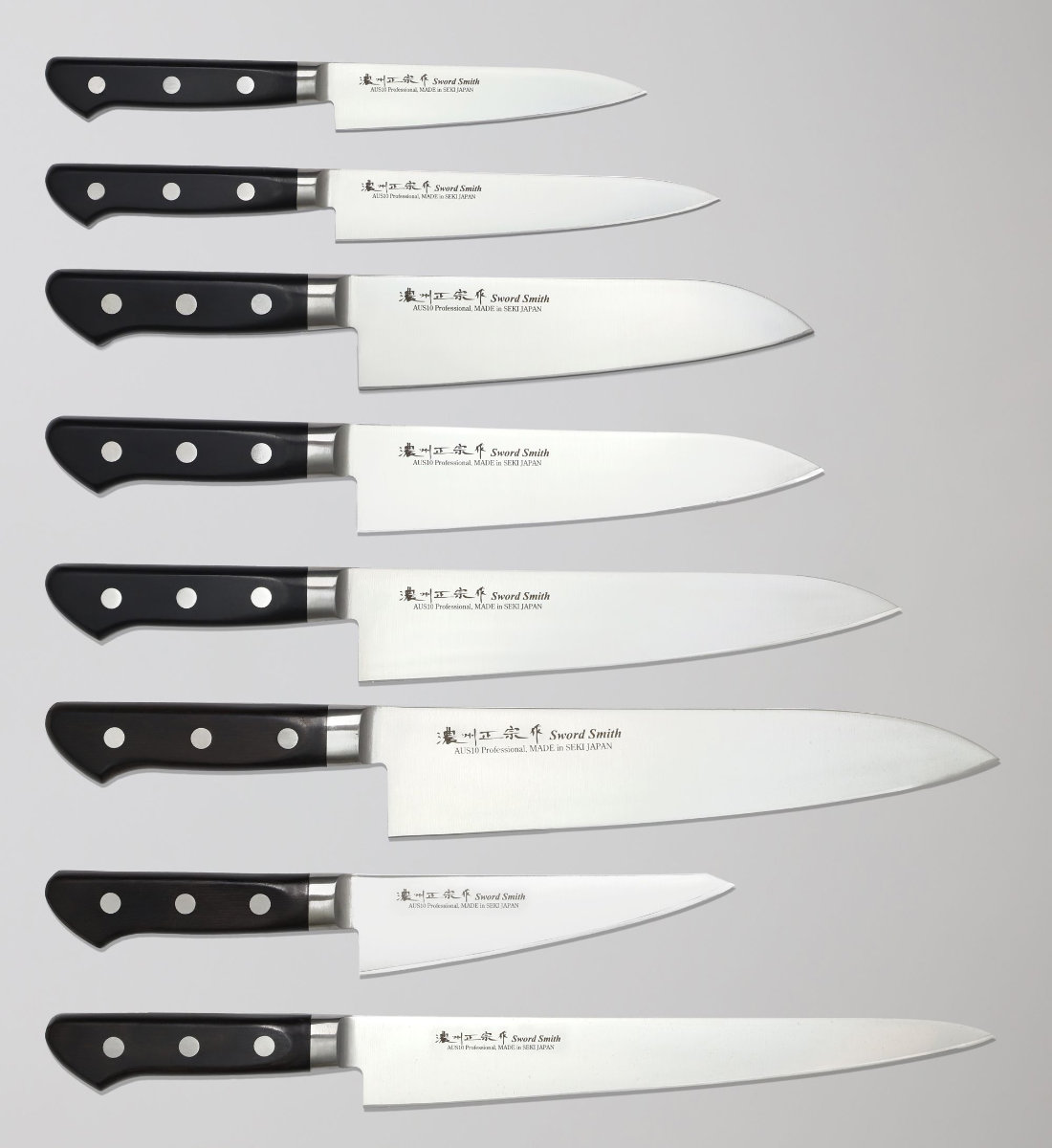 包丁　登録商標　本源正則　刃渡り約30cm 楽天市場】【中古】【美品】 本源正則 包丁 洋出刃包丁 片刃 215mm
