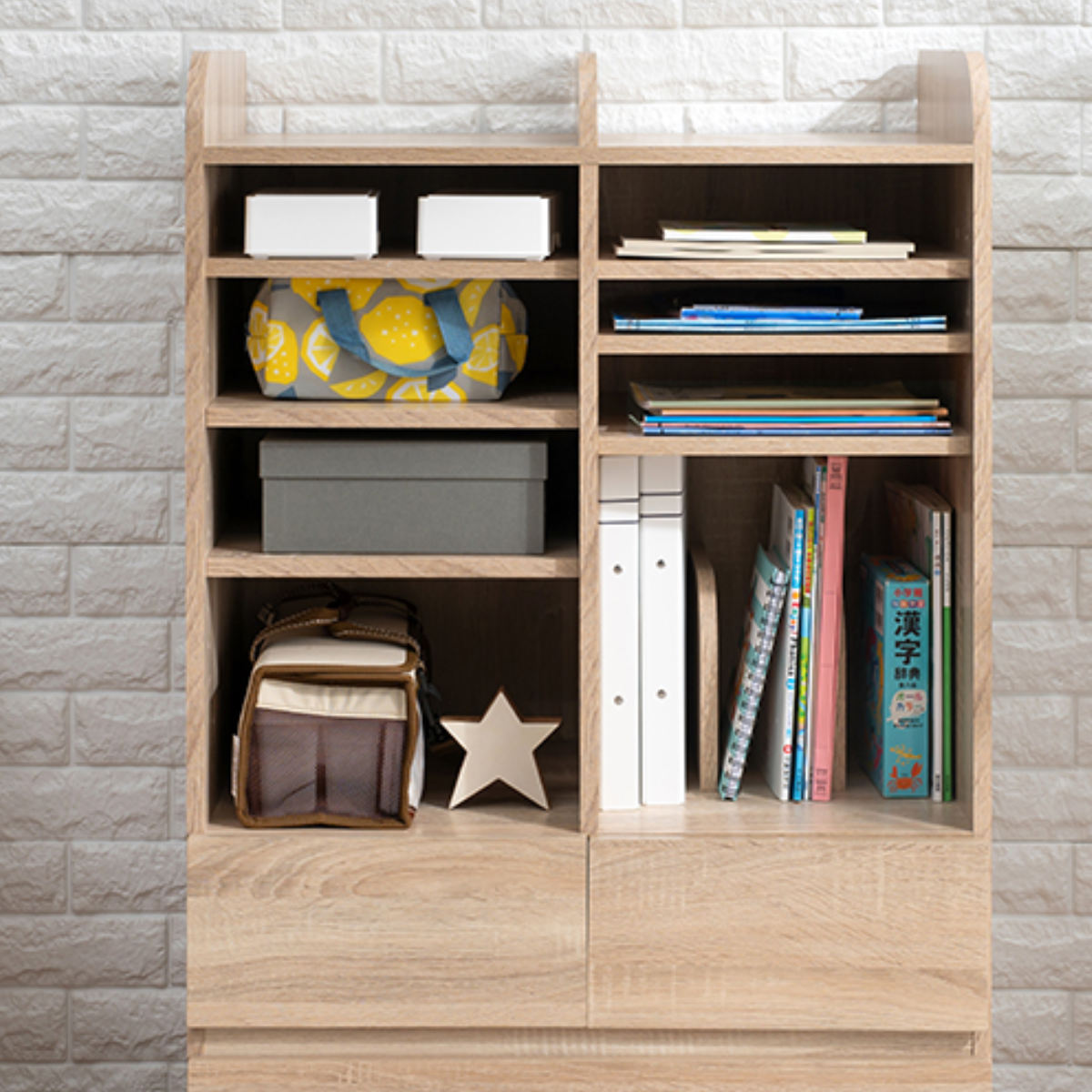 HAGiHARA（萩原） ランドセルラック 幅68.5cm 大容量タイプ 引き出し