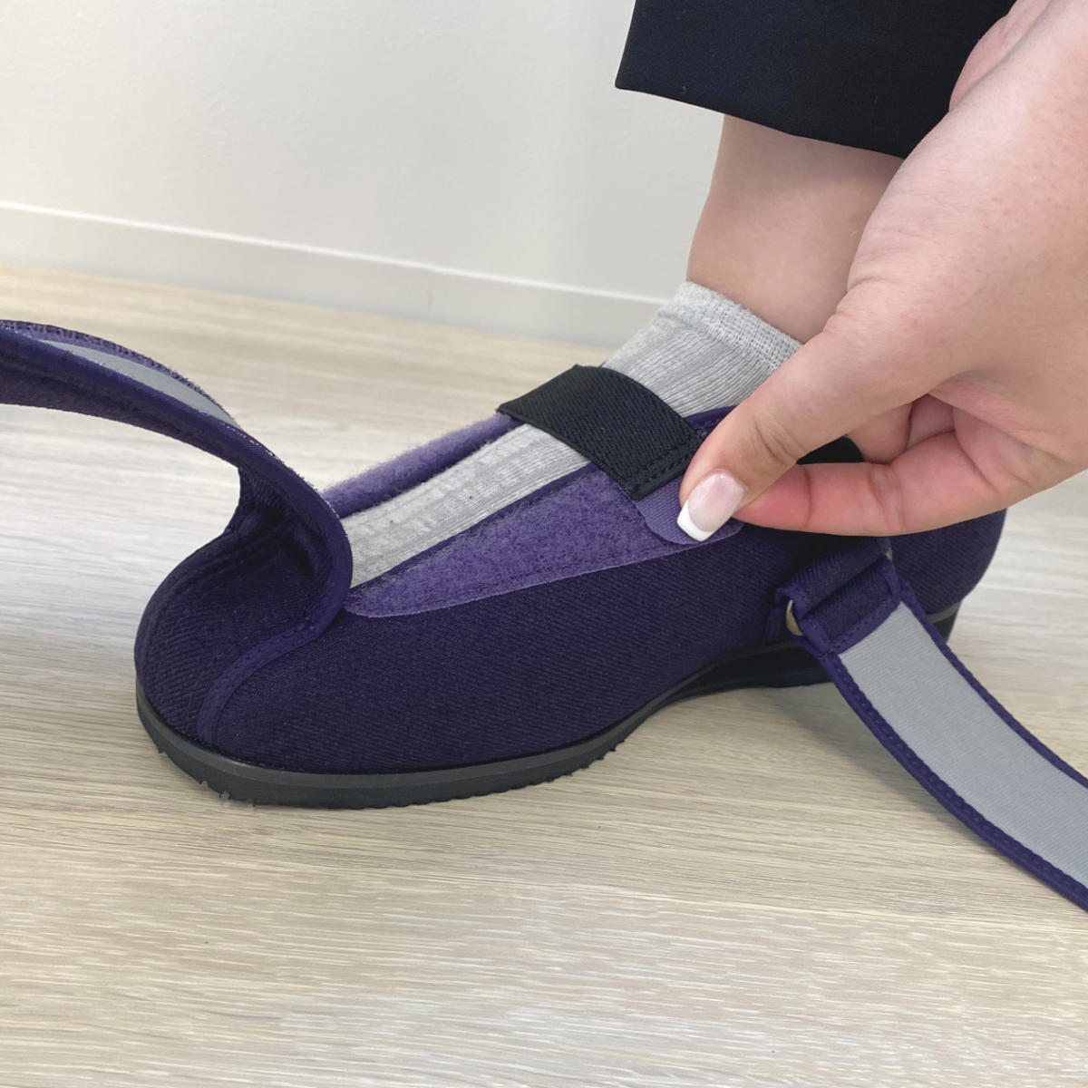 介護シューズ あゆみ ケアフル3 両足 3E 3L〜5L 外出用 （ 介護靴 靴