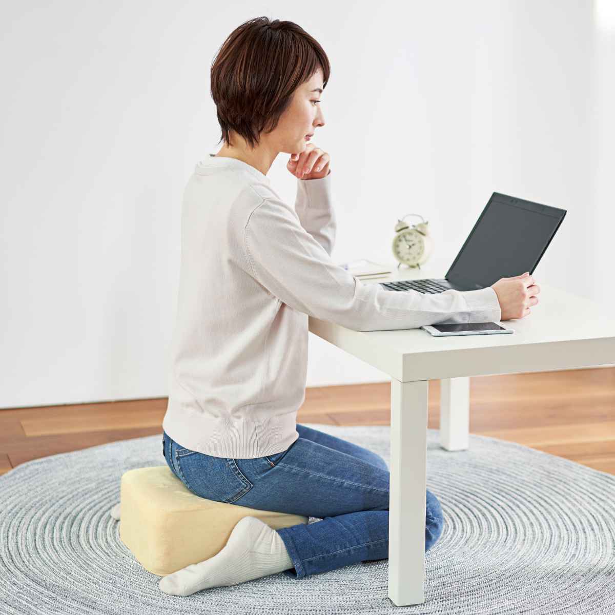 クッション アグリ スクエアクッション 30×30cm （ フロアクッション