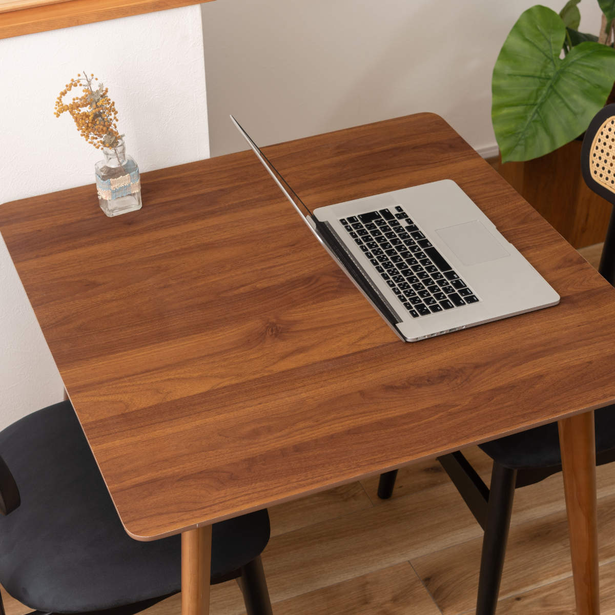 東谷 ダイニングテーブル 幅80cm 正方形 木目調 （ カフェテーブル