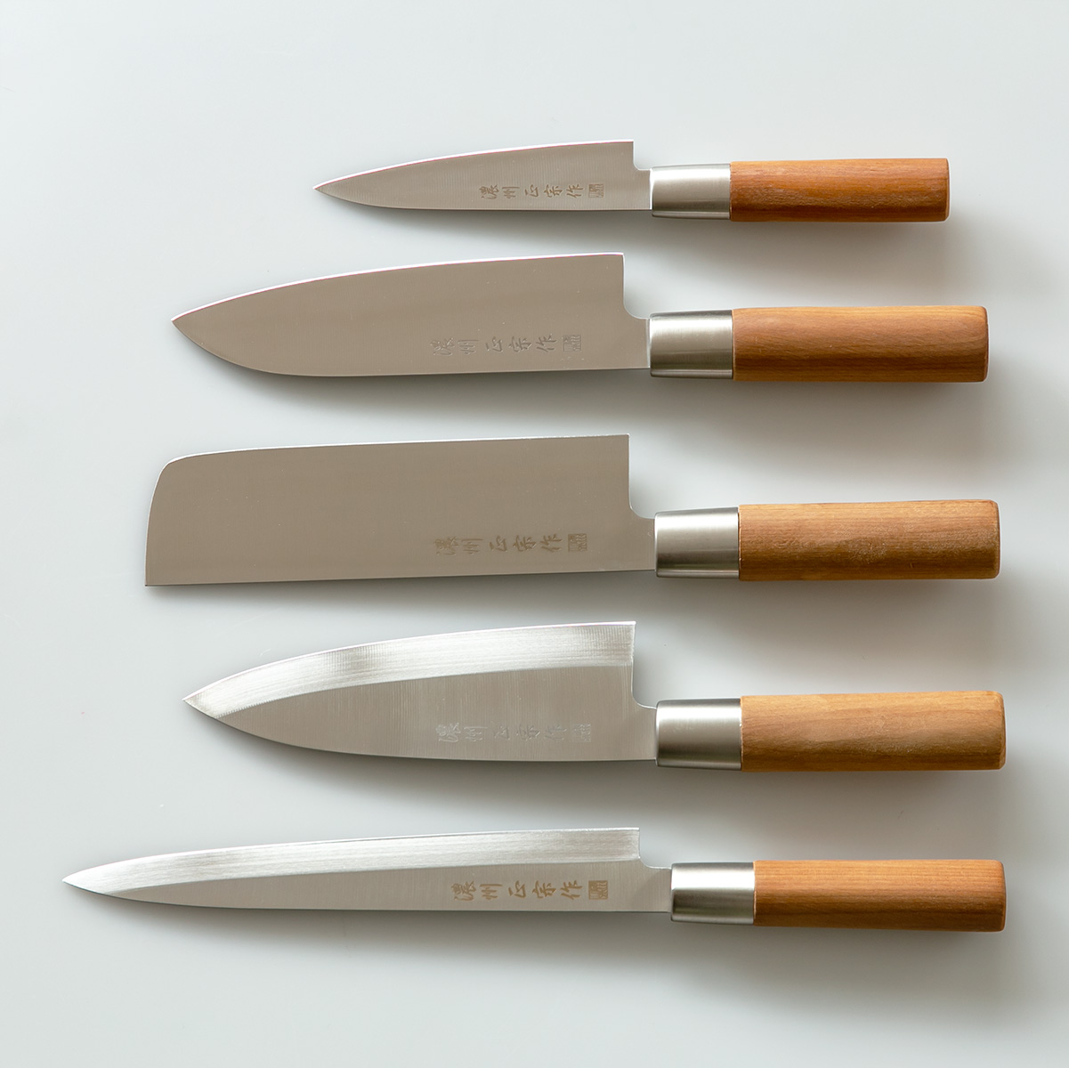 三徳包丁 17cm ステンレス和包丁 クロム 濃州正宗作 日本製 （ 包丁