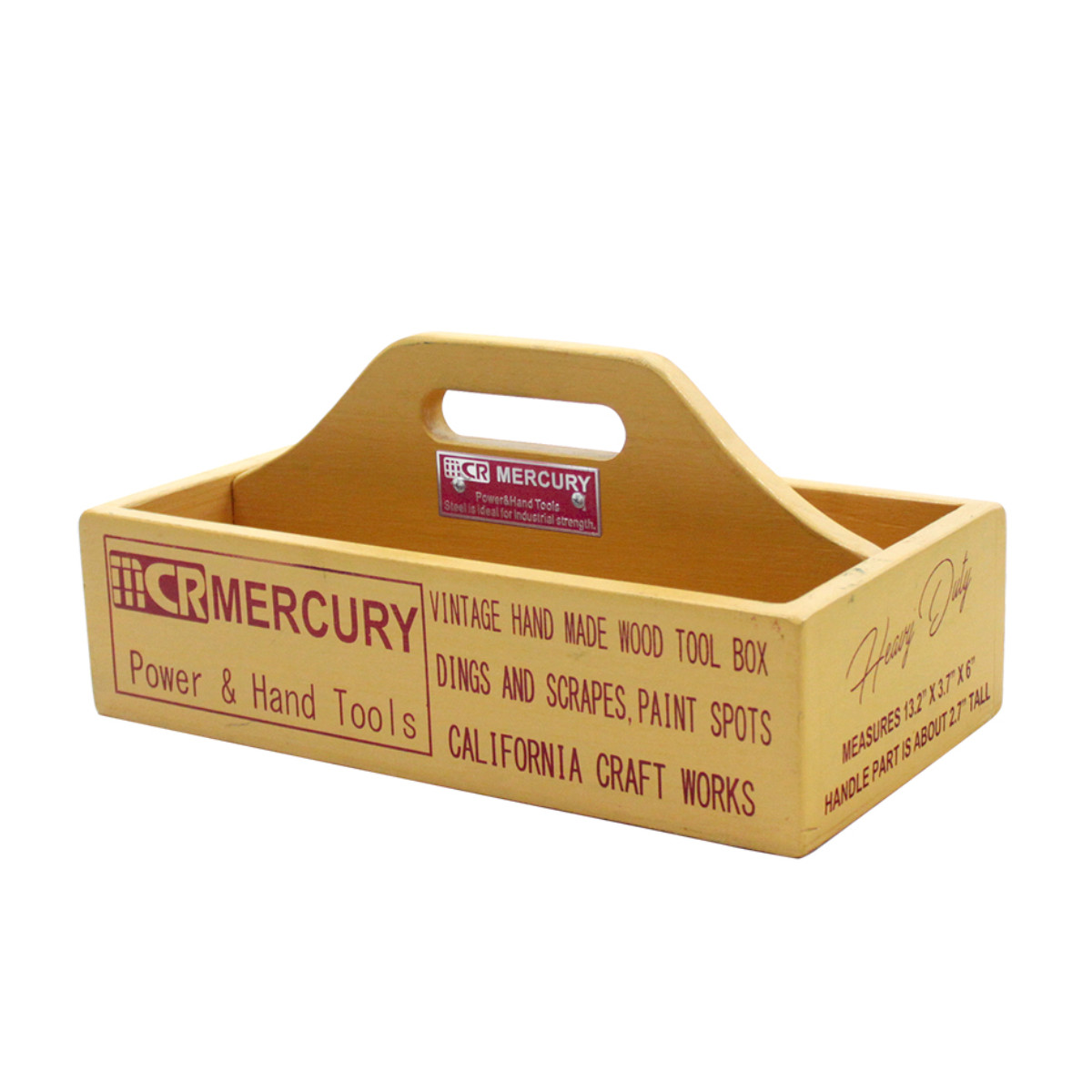 収納ボックス ウッドハンディツールボックス マーキュリー （ 幅33.8