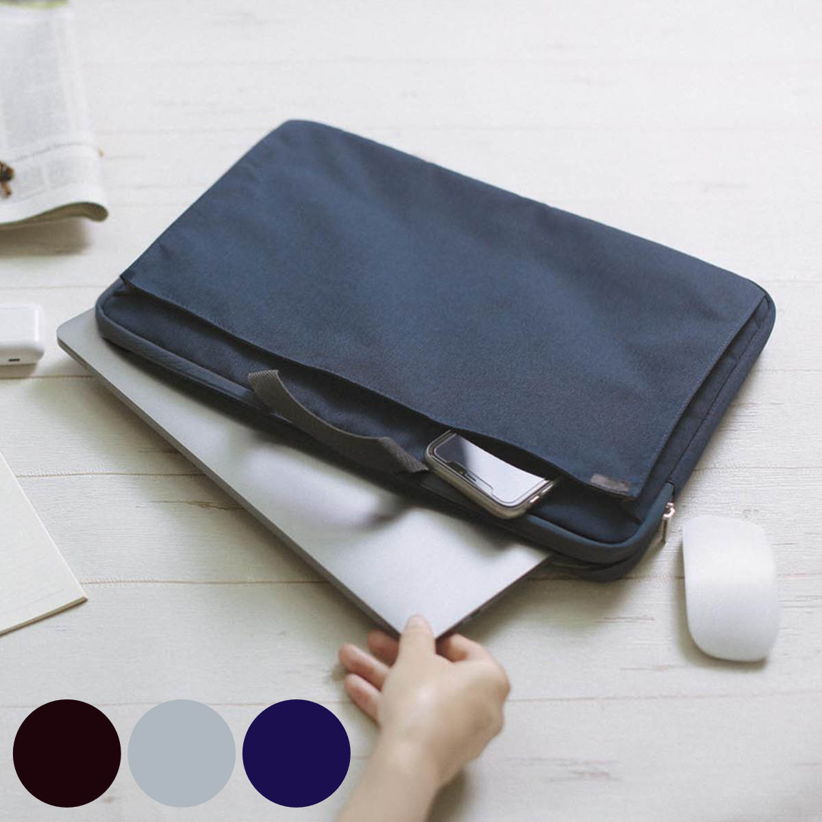 ノートPCケース 軽量 ユートリム 15.6インチ 極厚クッション付 （ PC