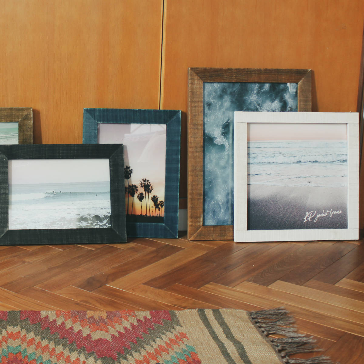 レコードフレーム ポプラウッド LPジャケットフレーム （ フレーム