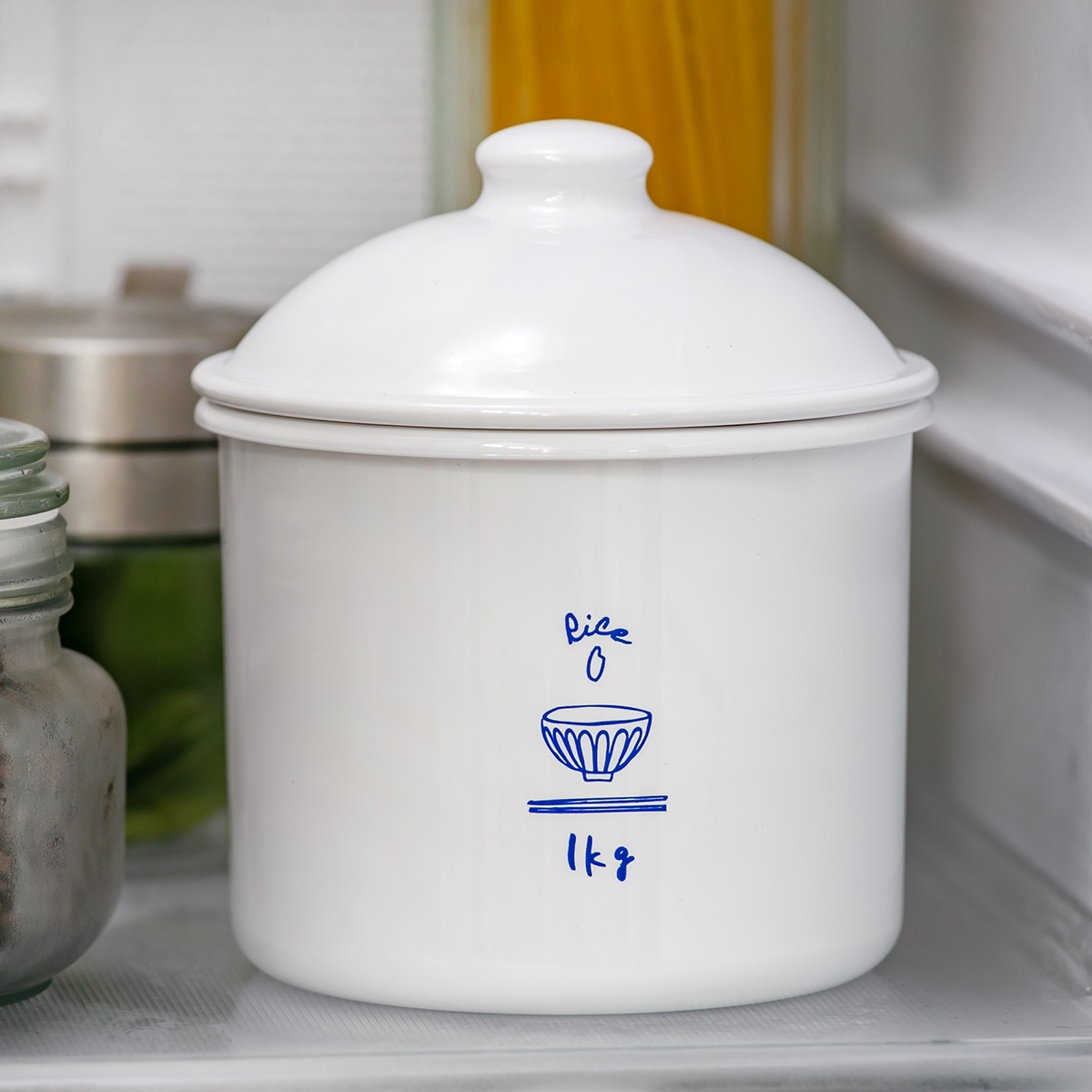 米保存容器 米びつ 32kg 米びつ 1kg RICE CAN （ 日本製 密閉 冷蔵庫 保存容器 キャニスター