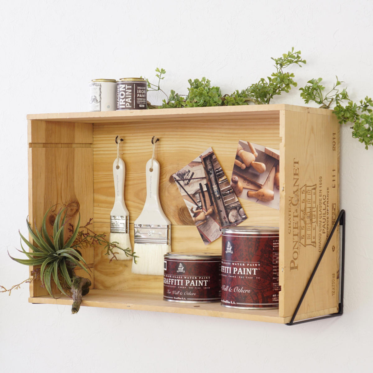 LABRICO 壁面収納 ラブリコ シェルフフレーム トライアングル L 一個