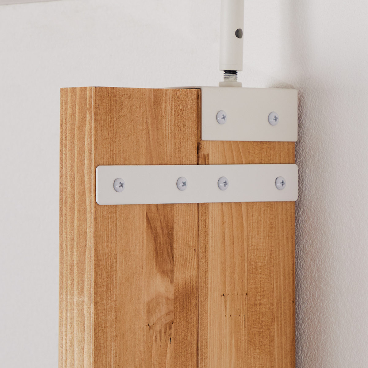 日曜大工まとめ売り　突っ張りDIYパーツ 2x4 LABRICO 連結 部品 パーツ （ アイアン ラブリコ 横2本用 連結パーツ LABRICO 木製ラック・ウッドラック