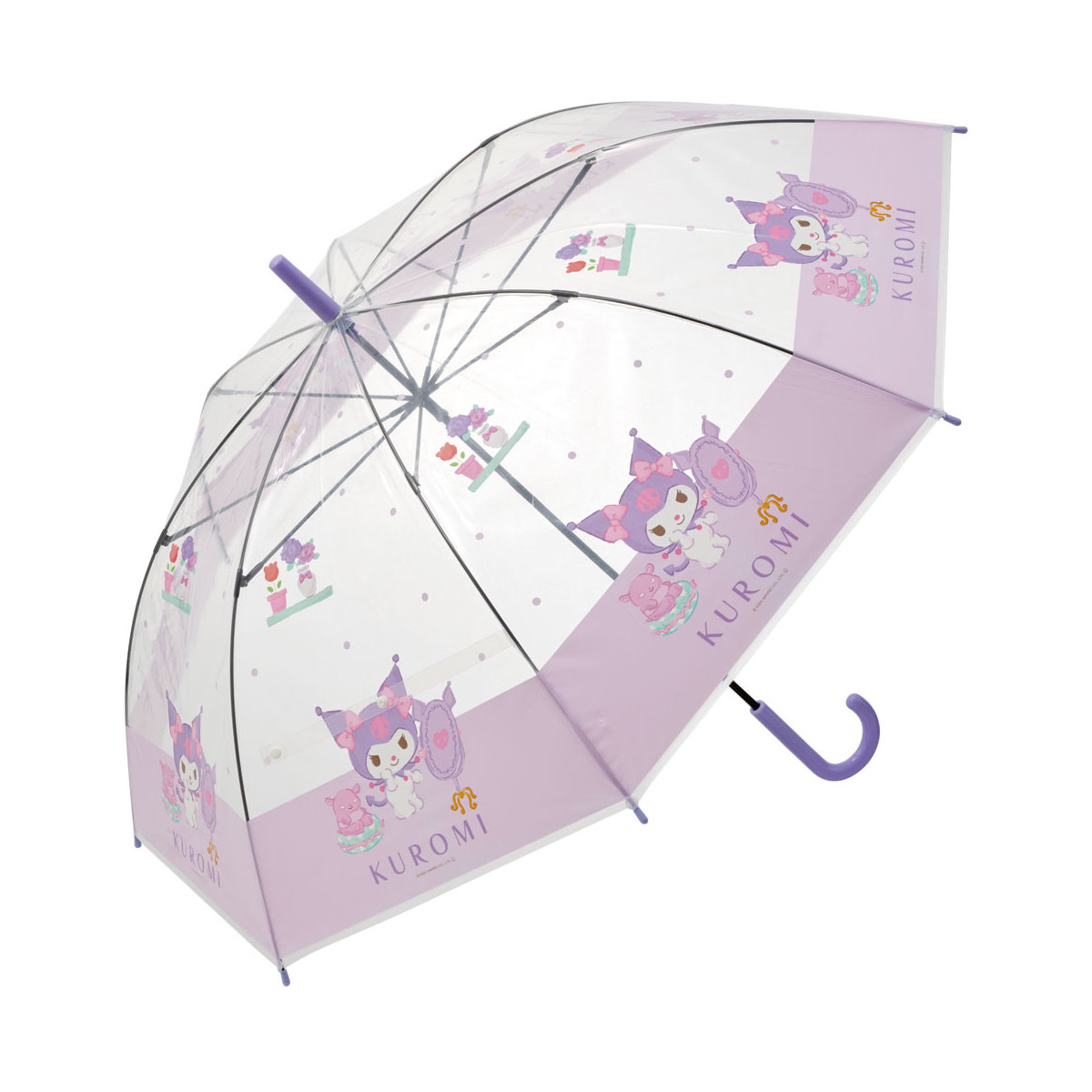 ビニール傘 60cm クロミ （ 雨傘 ビニール 傘 かさ カサ 子供用傘 手開き式 ）