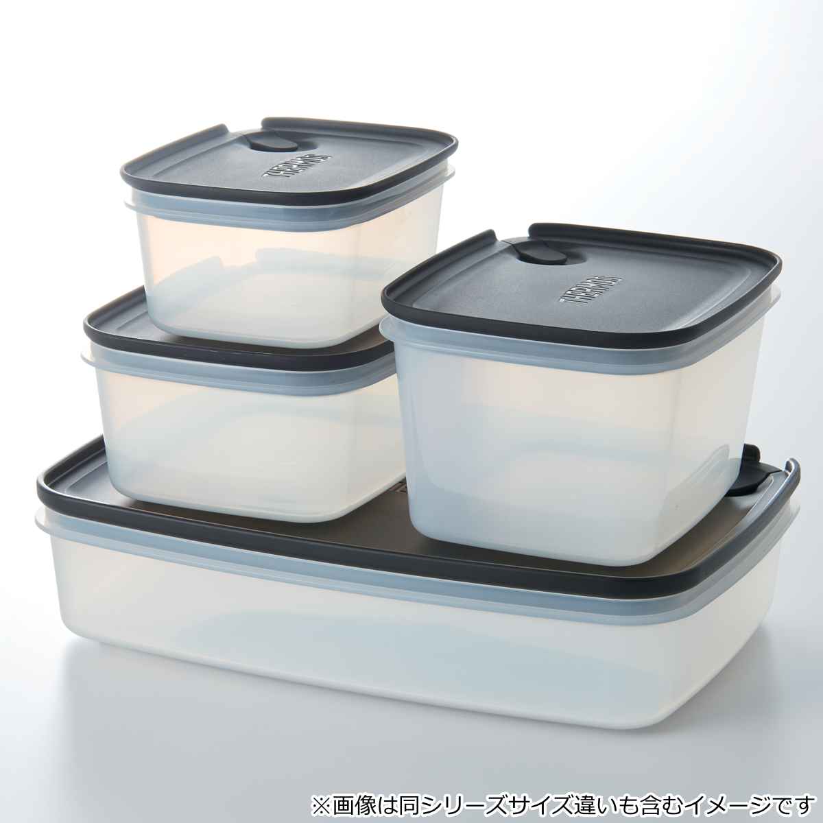 THERMOS（サーモス） 保存容器 600ml Myフードコンテナー 角型