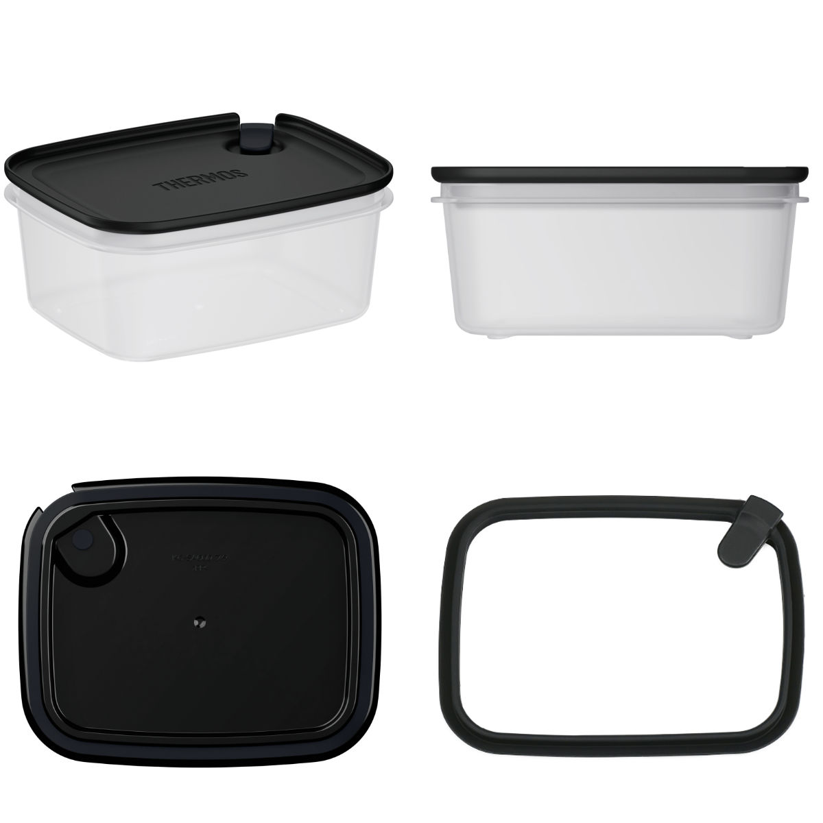 THERMOS（サーモス） 保存容器 600ml Myフードコンテナー 角型