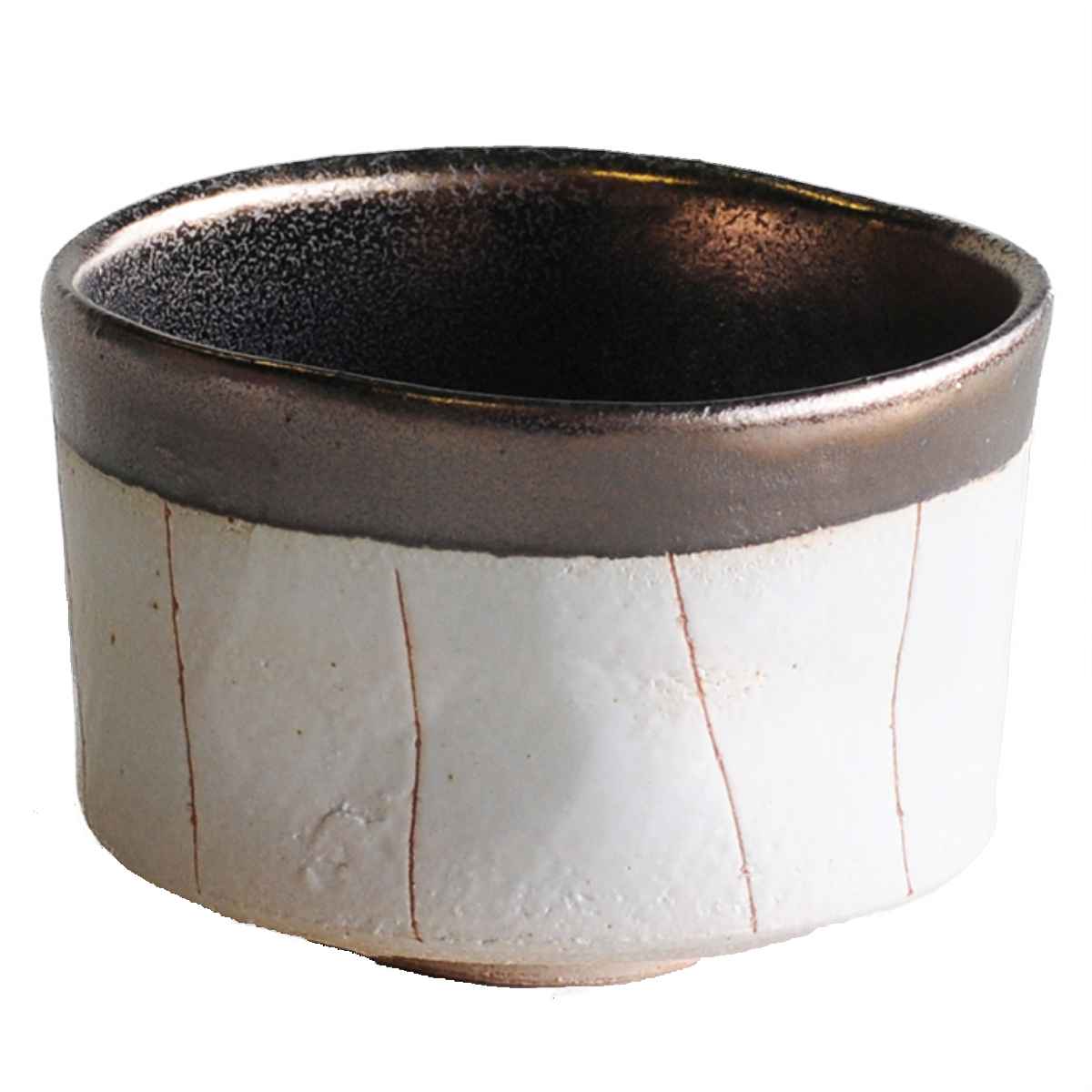 抹茶碗 250ml いっぷく碗 金彩十草 陶器 （ 抹茶茶碗 茶碗 茶わん お椀