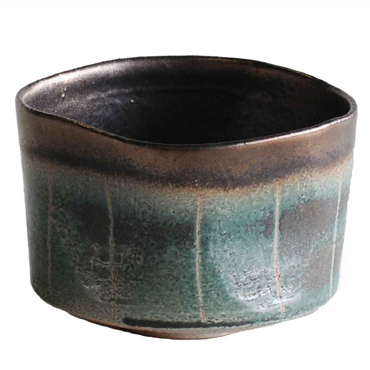 抹茶碗 250ml いっぷく碗 金彩十草 陶器 （ 抹茶茶碗 茶碗